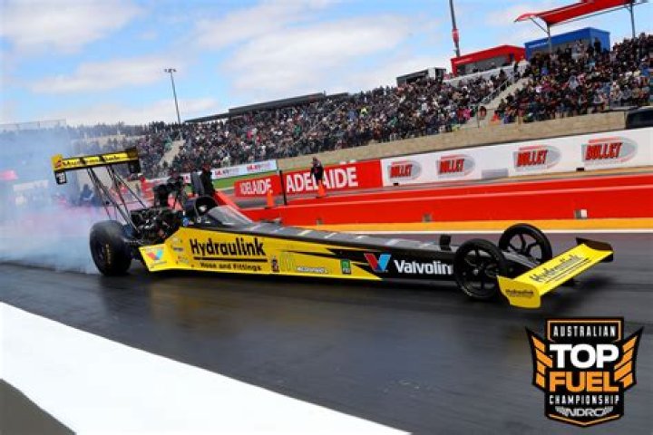 How does a Top Fuel dragster do a burnout?