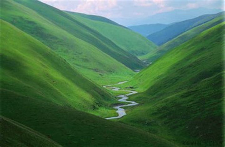 What are river valleys?