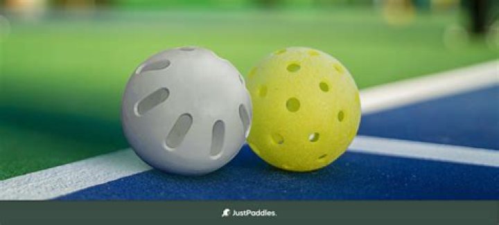What balls are used in pickleball?