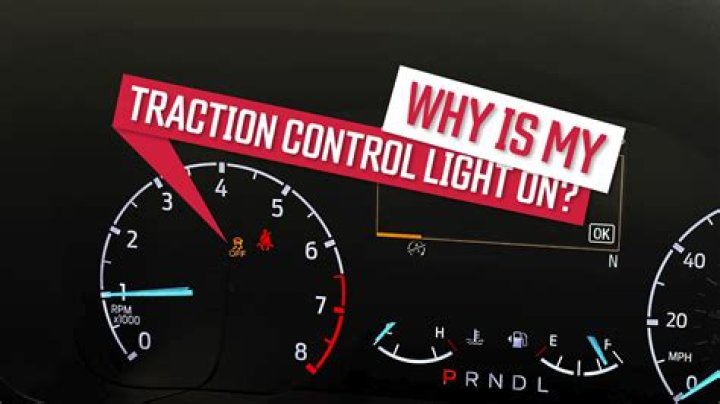 Why is the ABS and traction control light on?
